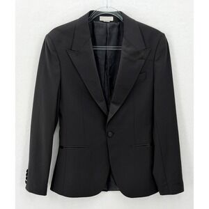 Noak Blazer Mens 36S Black Tuxedo Formal Suit Jacket Wedding Prom Occasion Event